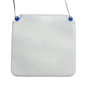 Cush'n Soft Shower Chair Pillow With Ties White